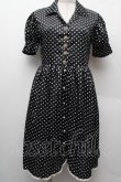 画像1: Swankiss / DOTパールワンピース  黒ｘ白 S-26-02-09-017-CA-OP-HR-ZS (1)