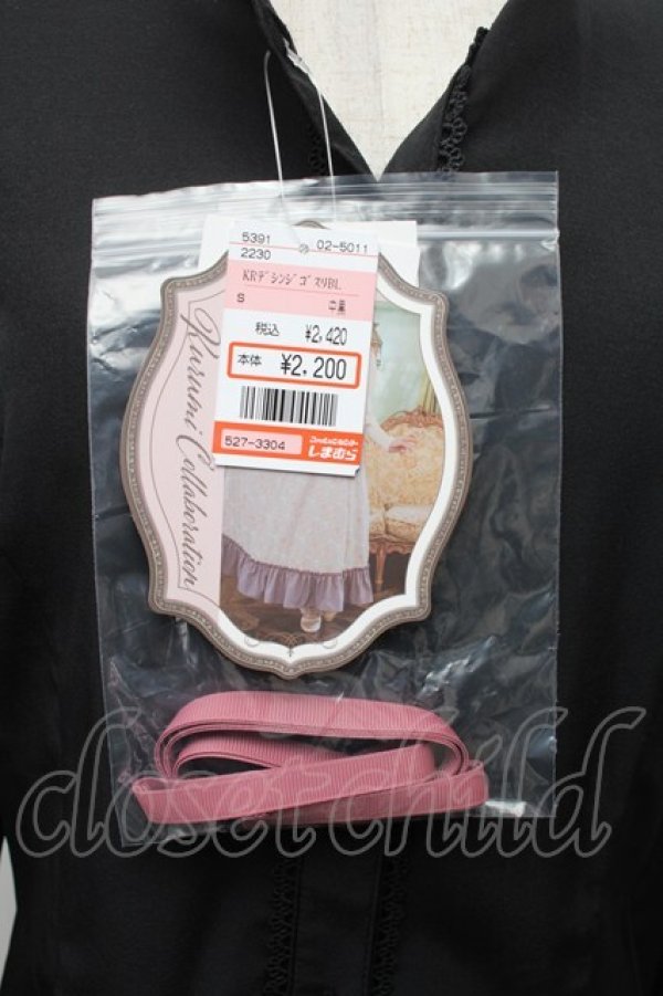 画像3: Kurumi Collaboration / KRデシンジゴスリブラウス S 黒 S-26-02-09-025-LO-BL-HR-ZS (3)