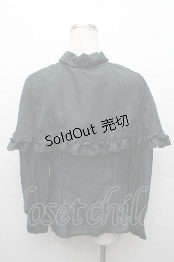 画像2: axes femme / ダークロマンティック刺繍ブラウス/Disneyヴィランズ  グリーン S-26-02-10-039-AX-BL-HR-ZS (2)