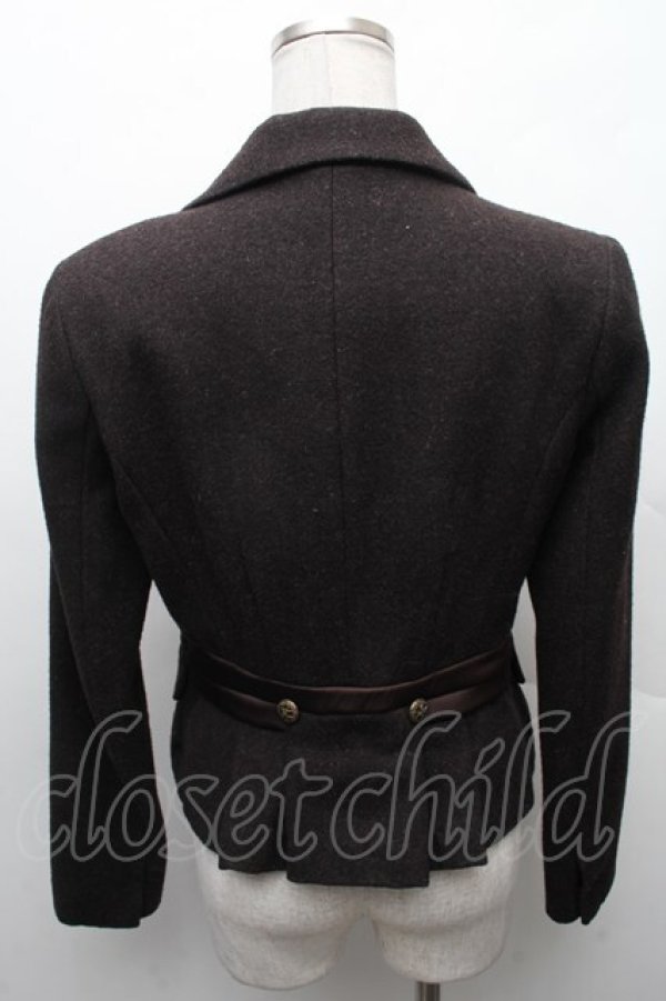 画像2: axes femme / ウールジャケット  ブラウン S-26-02-10-043-AX-JA-AS-ZS (2)