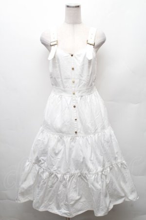 画像: axes femme POETIQUE / ティアードロングワンピース  白 S-26-02-10-045-AX-OP-AS-ZS