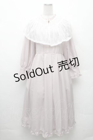 画像: axes femme / レース襟セットワンピース  ピンク S-26-02-10-051-AX-OP-AS-ZS