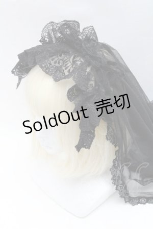 画像: LOLITA / カチューシャ  黒 S-26-02-10-007-LO-BL-AS-ZS