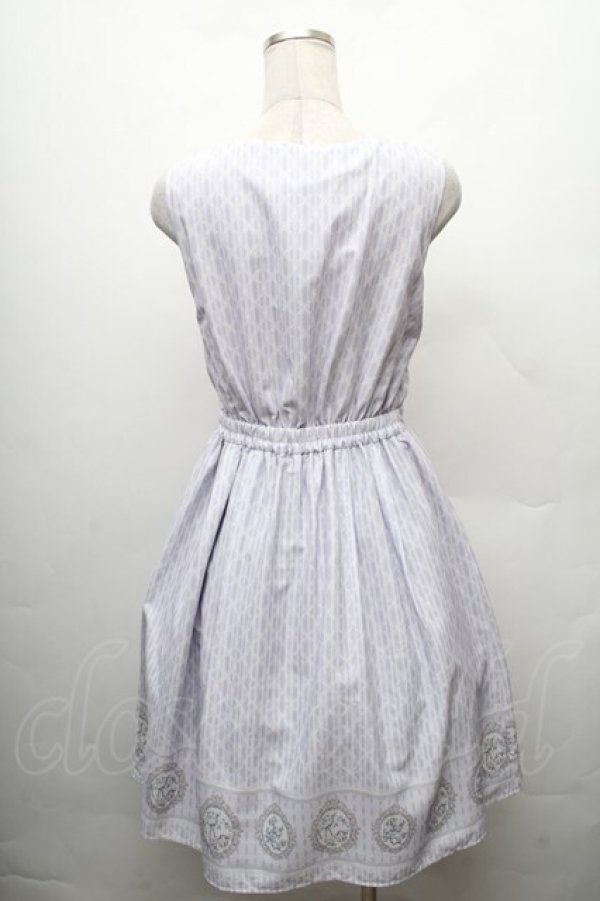 画像2: axes femme POETIQUE / ラビットカメオジャンパースカート  ラベンダー S-26-02-10-054-AX-OP-HR-ZS (2)