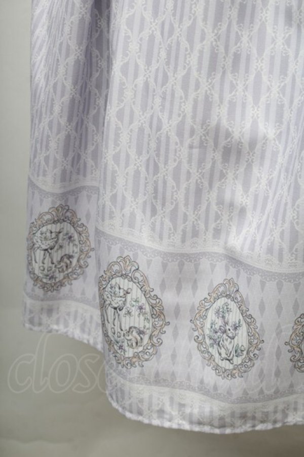 画像3: axes femme POETIQUE / ラビットカメオジャンパースカート  ラベンダー S-26-02-10-054-AX-OP-HR-ZS (3)