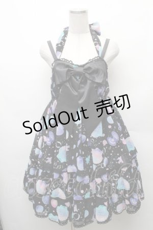 画像: Angelic Pretty / Dream Marineジャンパースカートセット  黒 S-26-02-10-058-AP-OP-HR-ZS