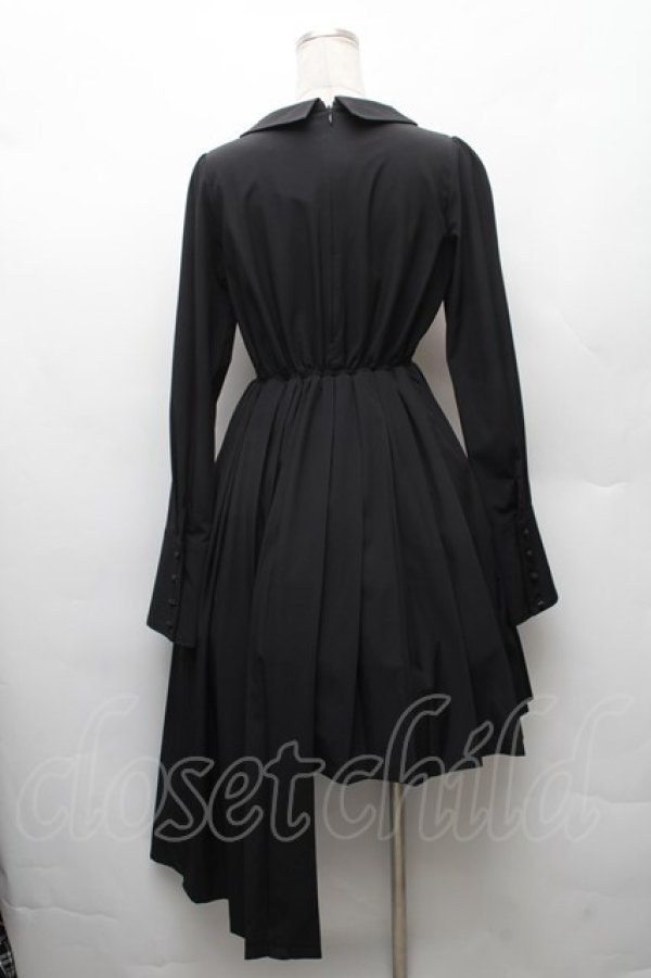 画像2: Jamieエーエヌケー / イレヘムシャツワンピース  黒 S-26-02-10-059-0-OP-AS-ZS (2)