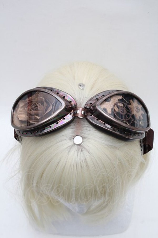 画像2: corgi-corgi / 歯車ゴーグル  ブラウン S-26-02-10-002-GO-ZA-HR-ZS (2)