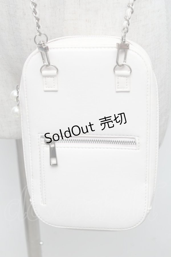 画像2: pium / フロントリボンキルティングフォンホルダー  ピンク S-26-02-10-017-0-BG-AS-ZS (2)