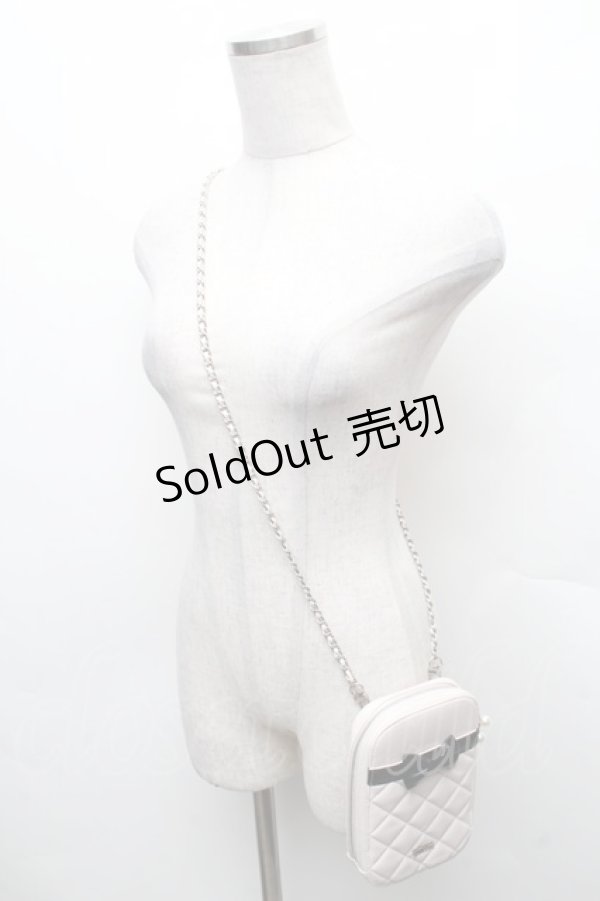 画像3: pium / フロントリボンキルティングフォンホルダー  ピンク S-26-02-10-017-0-BG-AS-ZS (3)