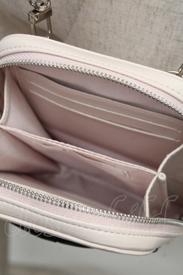 画像4: pium / フロントリボンキルティングフォンホルダー  ピンク S-26-02-10-017-0-BG-AS-ZS (4)