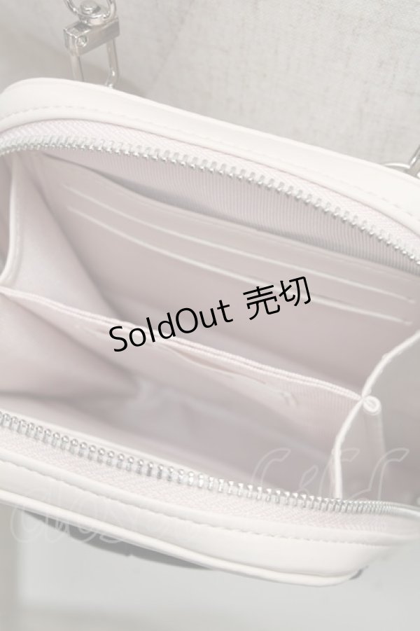 画像4: pium / フロントリボンキルティングフォンホルダー  ピンク S-26-02-10-017-0-BG-AS-ZS (4)