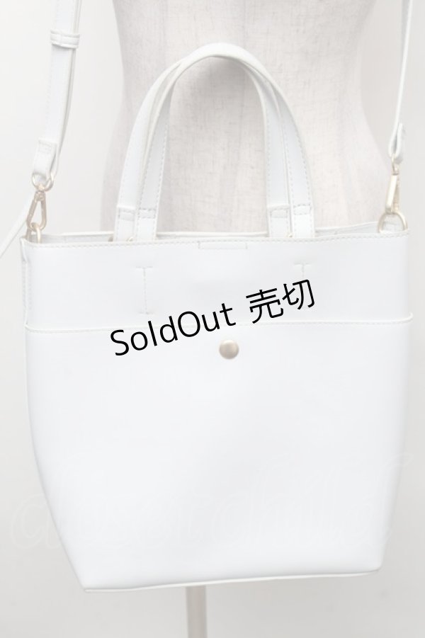 画像2: m petit by misako / AMマエリボン2WAYバッグ  サックス S-26-02-10-018-LO-BG-HR-ZS (2)