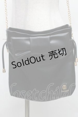 画像: m petit by misako / NINA'S バッグ  黒 S-26-02-10-019-LO-BG-HR-ZS