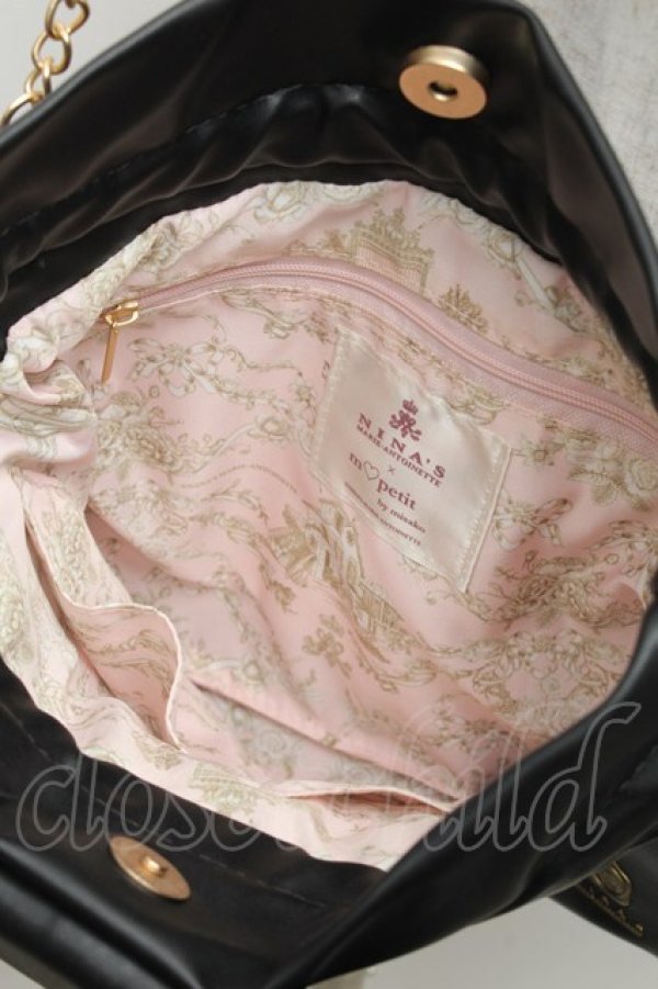 画像4: m petit by misako / NINA'S バッグ  黒 S-26-02-10-019-LO-BG-HR-ZS (4)