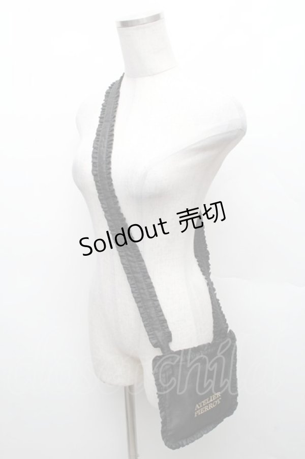 画像3: ATELIER PIERROT / ノベルティオリジナルサコッシュ  黒 S-26-02-10-020-EL-BG-AS-ZS (3)