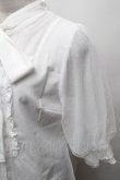 画像3: axes femme POETIQUE / チュールパフ袖トップス  白 S-26-02-10-025-AX-TO-HR-ZS (3)