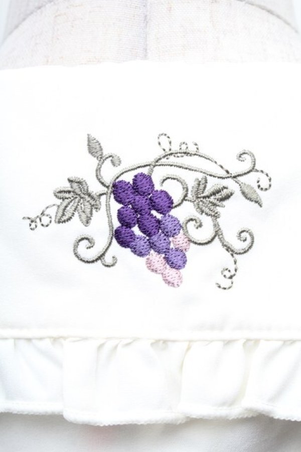 画像4: axes femme POETIQUE / ヴァンダンジュ刺繍ブラウス  オフ S-26-02-10-026-AX-BL-AS-ZS (4)