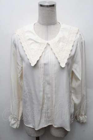 画像: axes femme POETIQUE / ビッグカラープルブラウス  オフ S-26-02-10-028-AX-BL-HR-ZS