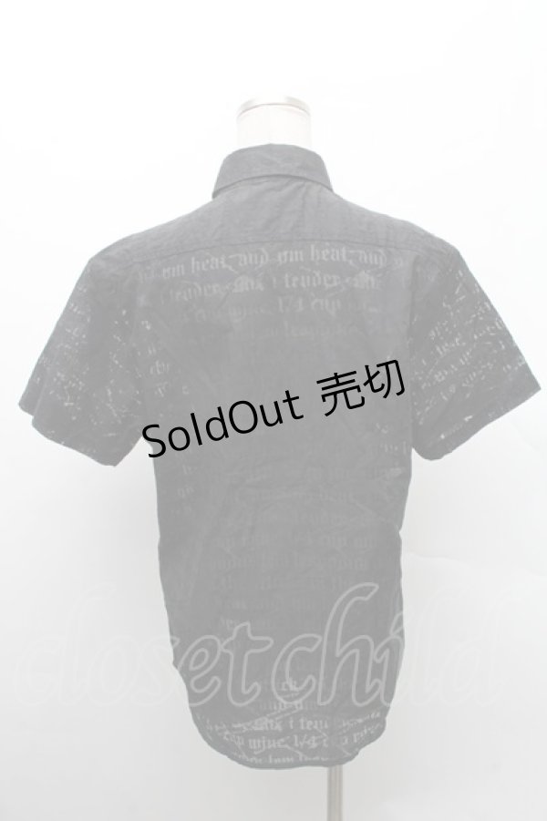 画像2: PUNK / 半袖シアーシャツ  黒 S-26-02-11-039-PU-TS-HR-ZS (2)