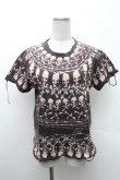 画像1: h.ANARCHY / スカルプリントダメージTシャツ  黒 S-26-02-11-041-HN-TS-HR-ZS (1)
