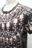 画像3: h.ANARCHY / スカルプリントダメージTシャツ  黒 S-26-02-11-041-HN-TS-HR-ZS (3)
