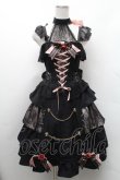 画像1: ALICE and the PIRATES / Sweet DevilジャンパースカートII  黒ｘピンク S-26-02-11-047-PA-OP-HR-ZS (1)