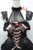画像3: ALICE and the PIRATES / Sweet DevilジャンパースカートII  黒ｘピンク S-26-02-11-047-PA-OP-HR-ZS (3)