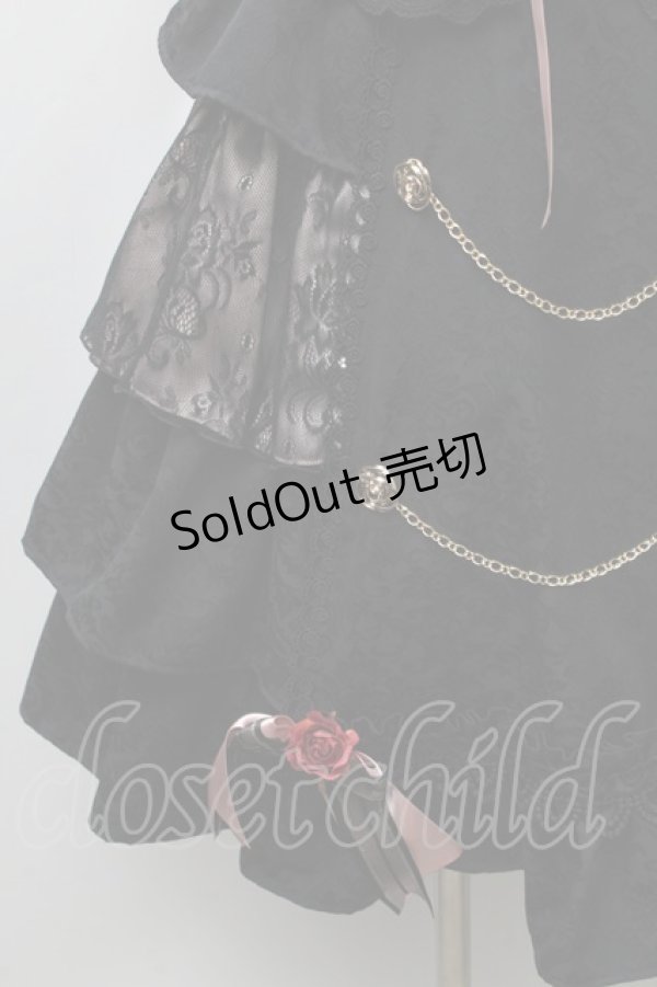 画像4: ALICE and the PIRATES / Sweet DevilジャンパースカートII  黒ｘピンク S-26-02-11-047-PA-OP-HR-ZS (4)