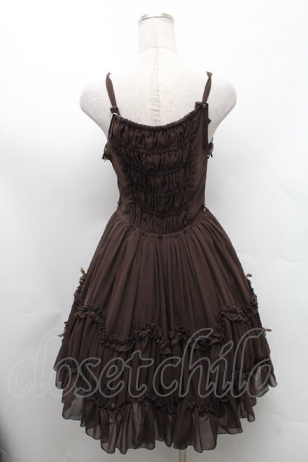 画像2: Innocent World / イリスジャンパースカート  ブラウン S-26-02-11-048-IW-OP-AS-ZS (2)