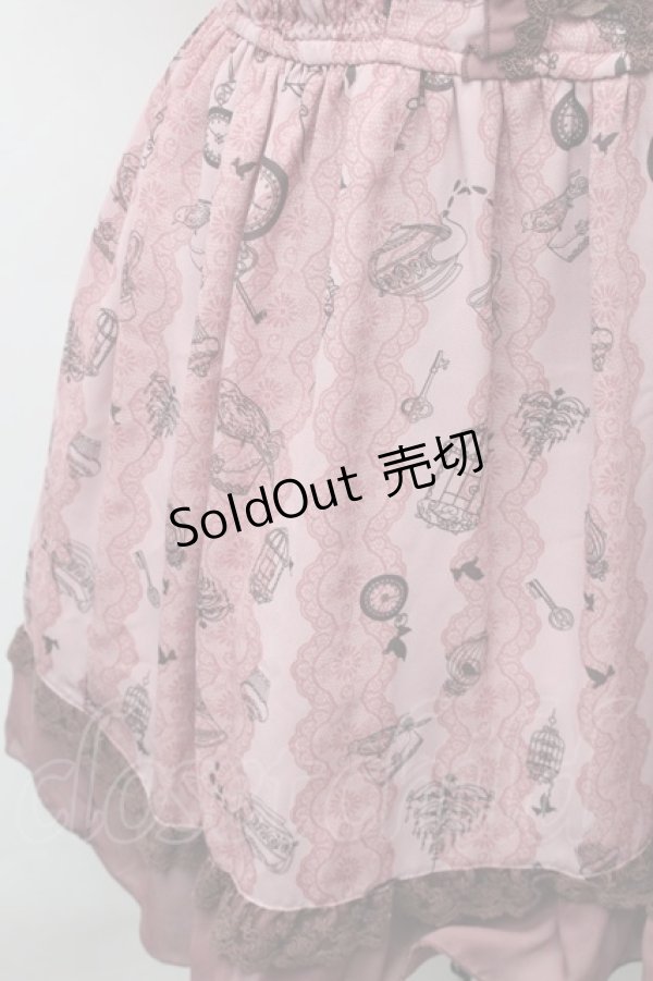 画像3: axes femme / ティータイムメルヘンチュニ  ピンク S-26-02-11-051-AX-OP-AS-ZS (3)