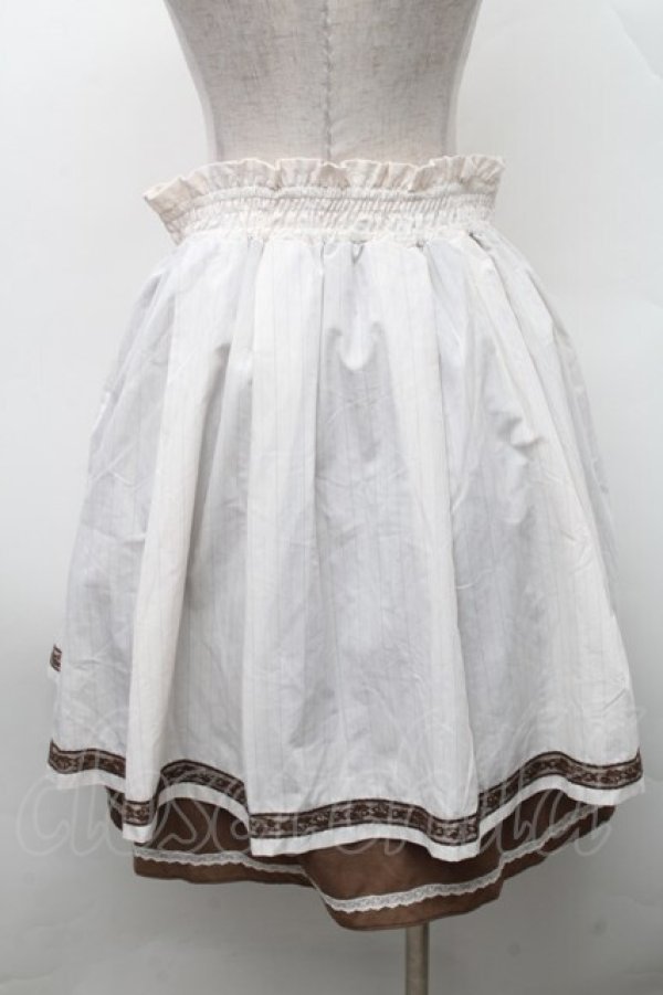 画像2: axes femme / ストライプスカート  オフ S-26-02-11-058-AX-BL-HR-ZS (2)