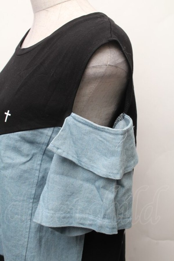 画像3: NieR Clothing / デザイントップス  黒 S-26-02-11-006-PU-TO-AS-ZS (3)