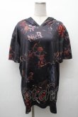 画像1: NieR Clothing / 転写プリントトップス  黒 S-26-02-11-009-PU-TO-AS-ZS (1)