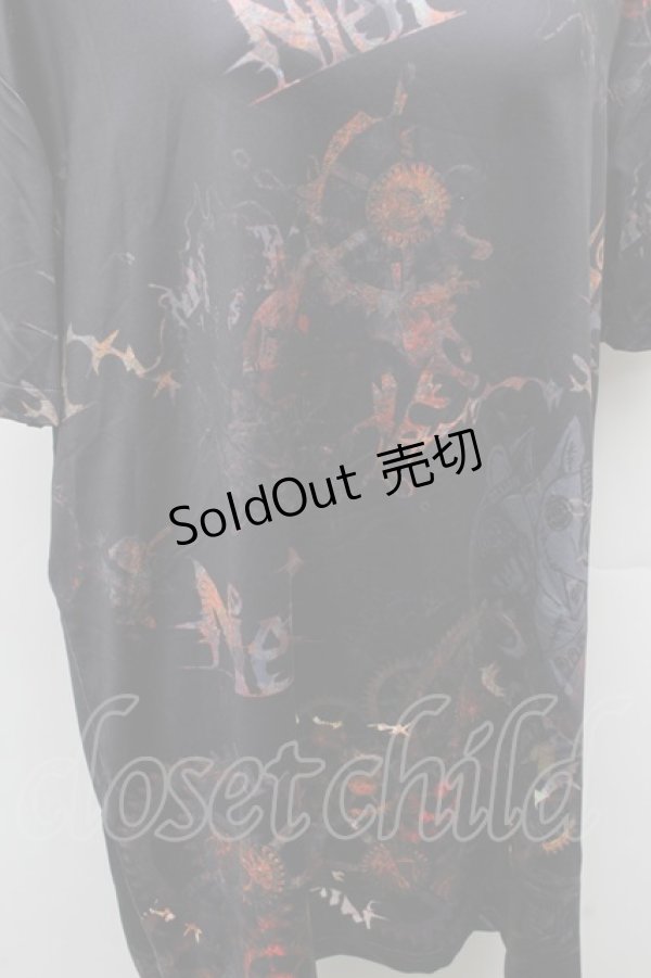 画像3: NieR Clothing / 転写プリントトップス  黒 S-26-02-11-009-PU-TO-AS-ZS (3)