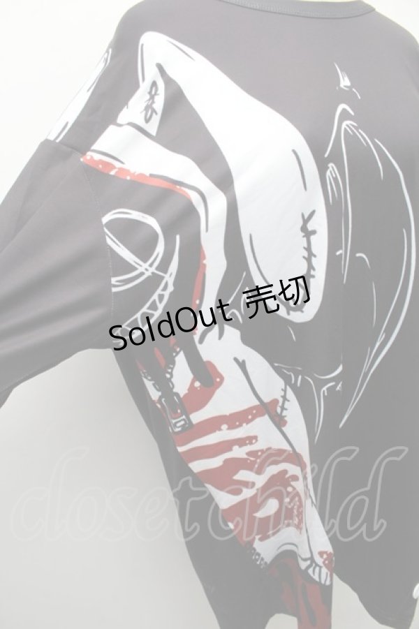 画像3: NieR Clothing / 転写プリントトップス  黒 S-26-02-11-010-PU-TO-AS-ZS (3)