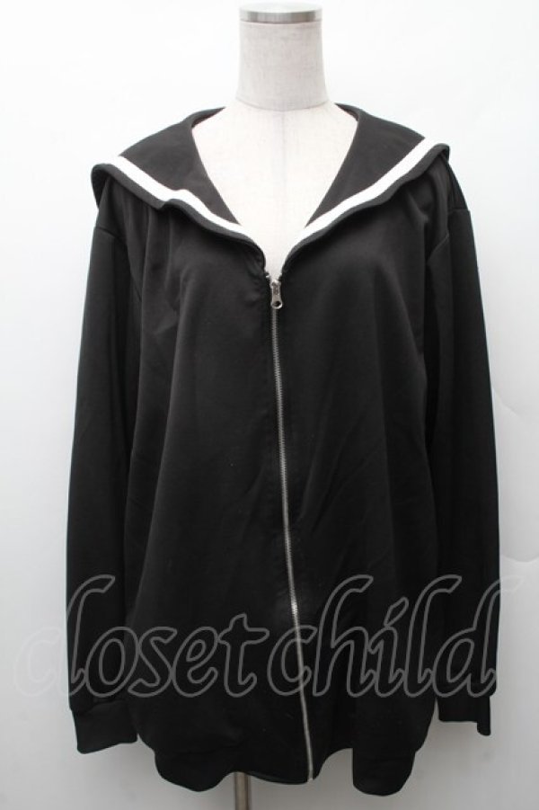 画像1: GOTH / セーラーパーカー  黒 S-26-02-11-011-GO-TO-AS-ZS (1)