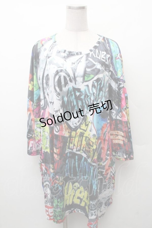 画像1: NieR Clothing / 転写プリントトップス  マルチ S-26-02-11-014-PU-TO-AS-ZS (1)