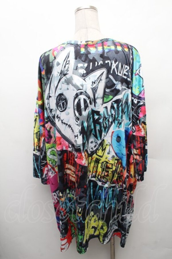 画像2: NieR Clothing / 転写プリントトップス  マルチ S-26-02-11-014-PU-TO-AS-ZS (2)