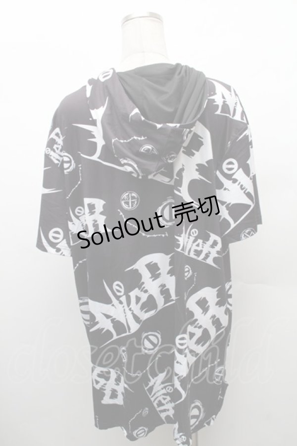 画像2: NieR Clothing / 転写プリントトップス  黒 S-26-02-11-015-PU-TO-AS-ZS (2)