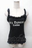 画像1: SEXY DYNAMITE LONDON / ロゴptキャミソール  黒 S-26-02-11-021-PU-TS-HR-ZS (1)