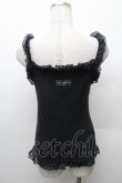 画像2: SEXY DYNAMITE LONDON / ロゴptキャミソール  黒 S-26-02-11-021-PU-TS-HR-ZS (2)