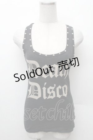 画像: Hysteric / プリントスタッズタンクトップ  黒 S-26-02-11-023-PU-TO-HR-ZS