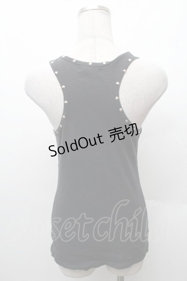 画像2: Hysteric / プリントスタッズタンクトップ  黒 S-26-02-11-023-PU-TO-HR-ZS (2)