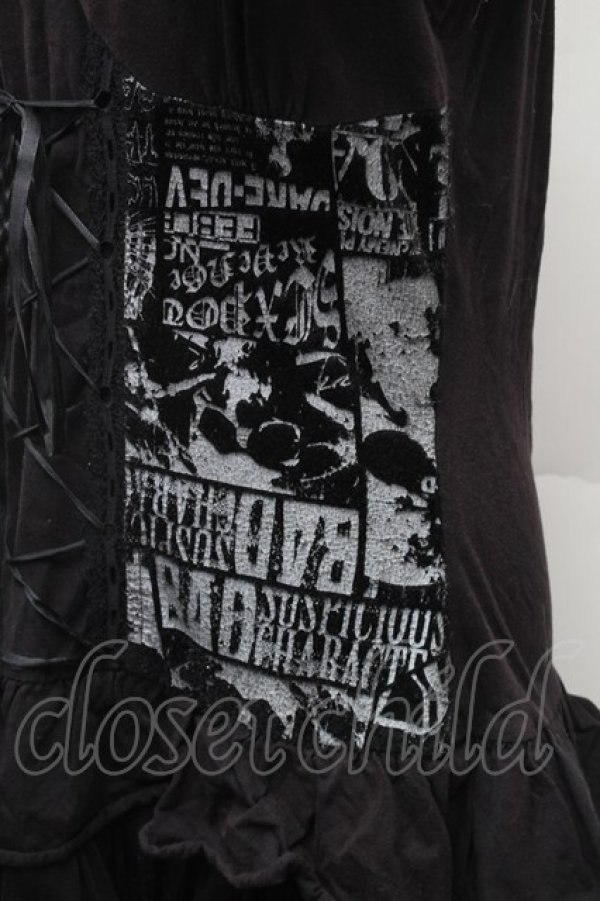 画像3: SEX POT ReVeNGe / ティアードキャミワンピース  黒 S-26-02-11-025-SP-OP-HR-ZS (3)