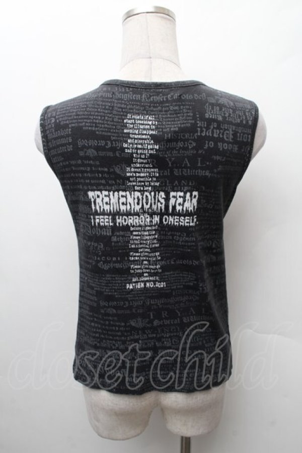 画像2: h.ANARCHY / プリントタンクトップ  グレー S-26-02-11-027-HN-TS-HR-ZS (2)