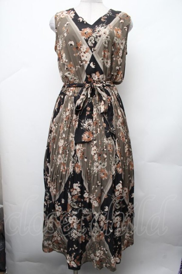 画像1: axes femme / 総柄ワンピース   S-26-02-13-051-AX-OP-AS-ZS (1)