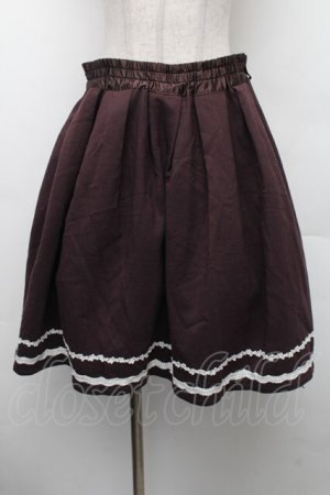 画像: axes femme / リバーシブルスカート  ブラウン S-26-02-13-056-AX-PA-HR-ZS