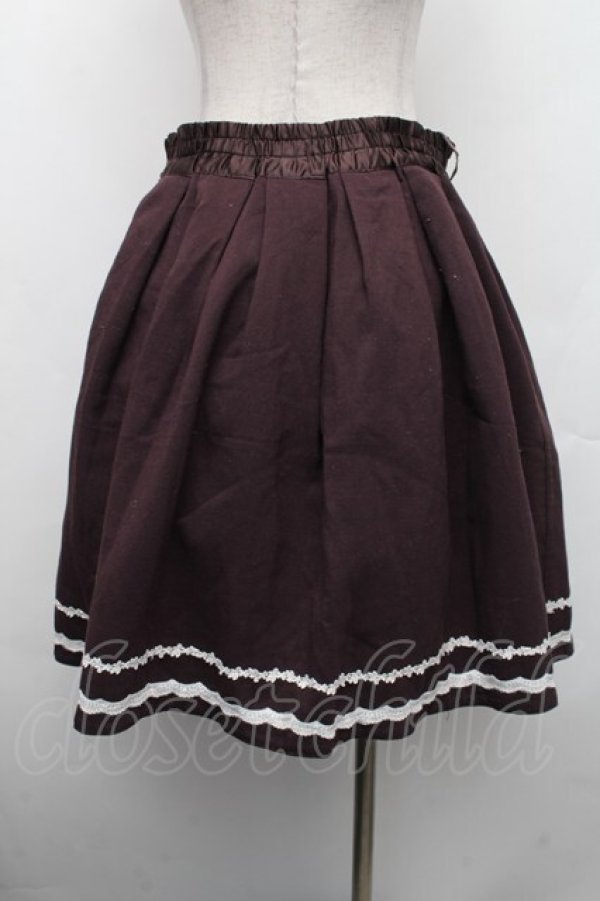 画像2: axes femme / リバーシブルスカート  ブラウン S-26-02-13-056-AX-PA-HR-ZS (2)