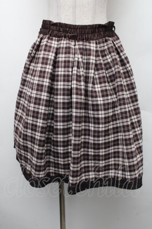 画像3: axes femme / リバーシブルスカート  ブラウン S-26-02-13-056-AX-PA-HR-ZS (3)